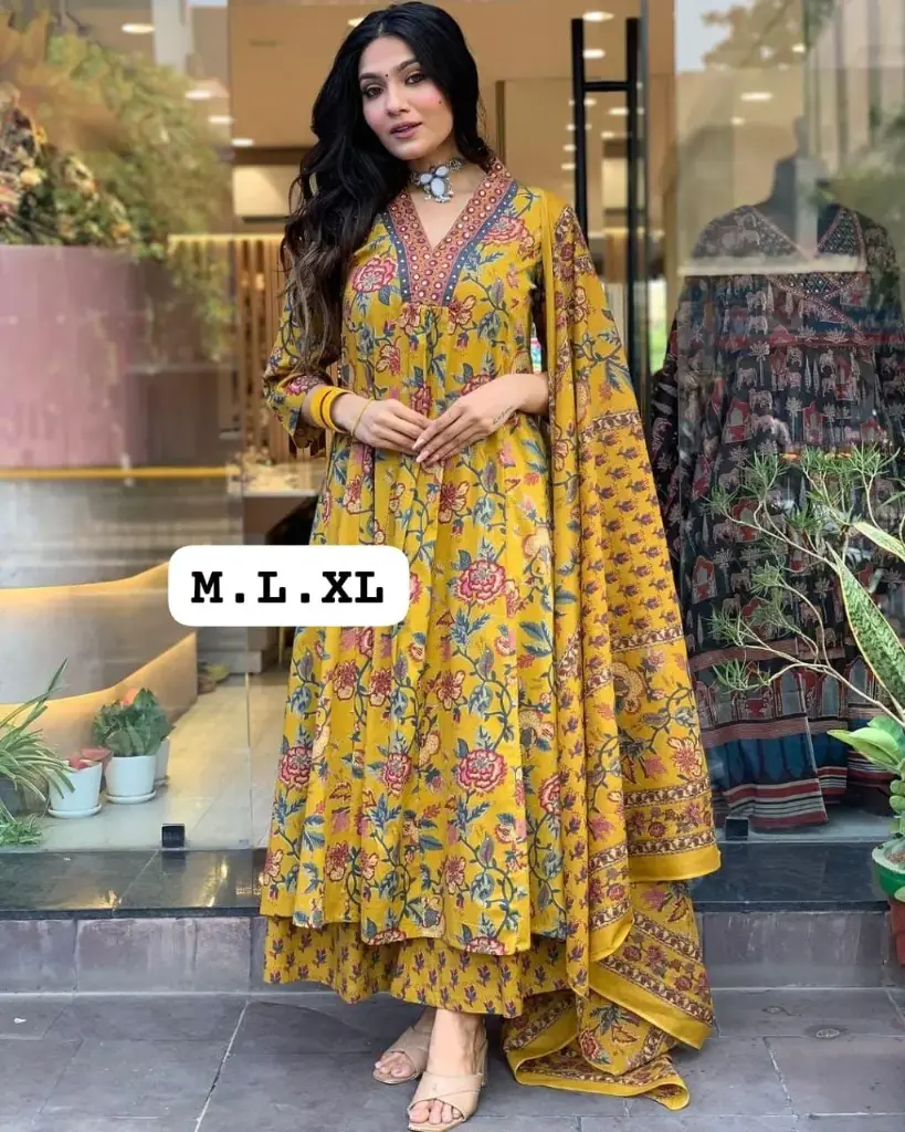 palazzo and kurti set with dupatta