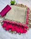  NEW COLOR ADD FIRST TIME IN MARKET TISSUE GOLDEN SOFT SAREE 