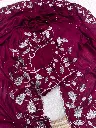 Soft Vichitra Blooming With Beautiful Embroidery Zari Work saree with blouse 