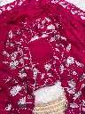 Soft Vichitra Blooming With Beautiful Embroidery Zari Work saree with blouse 