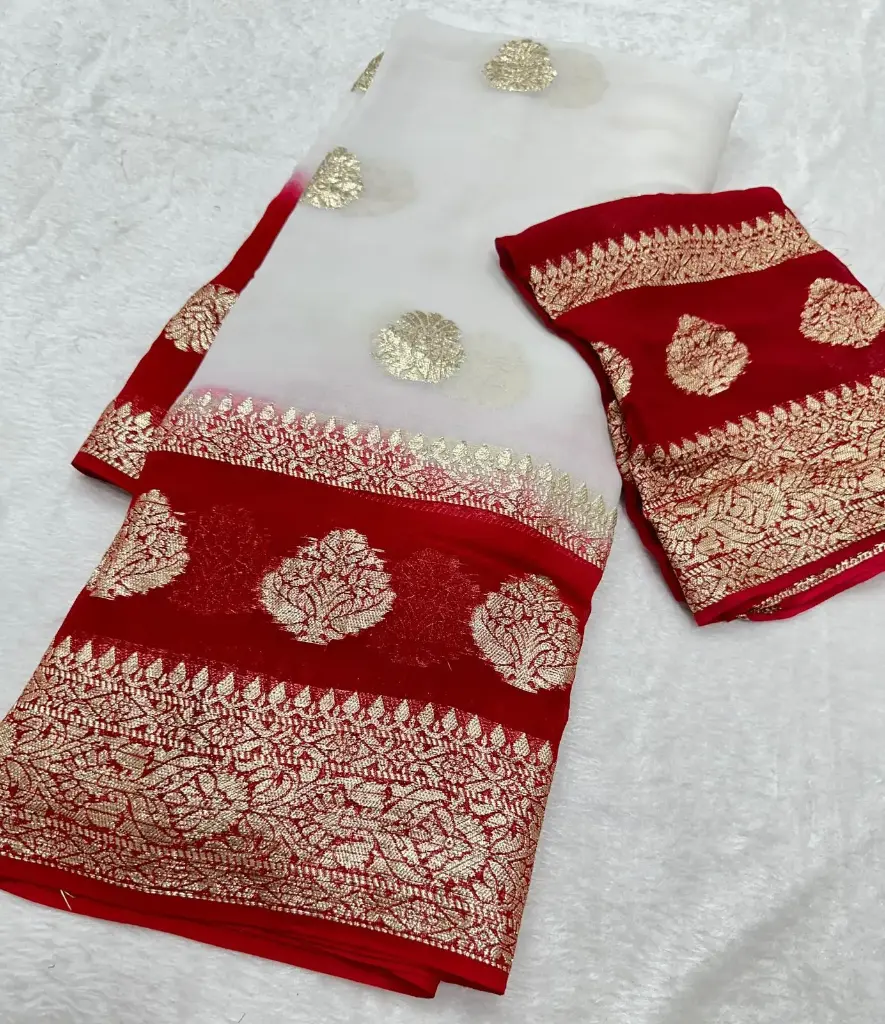 New saree with blouse 