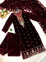 Dress with shalwar and dupatta 