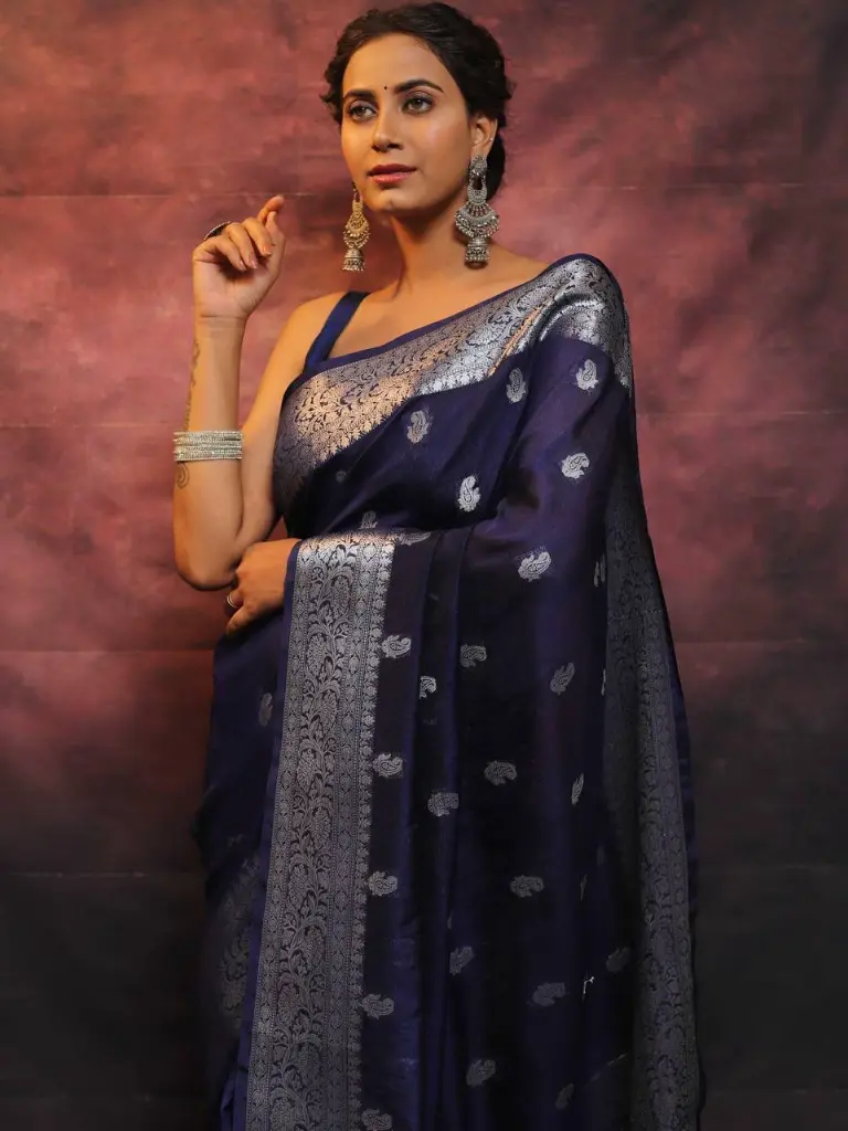 Breathable Organic Banarasi Saree