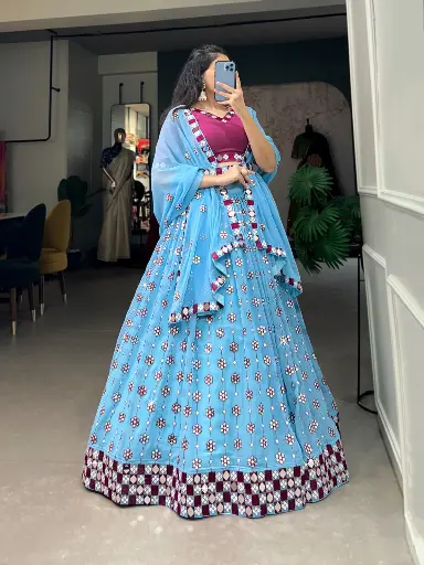 Lehenga choli with dupatta 